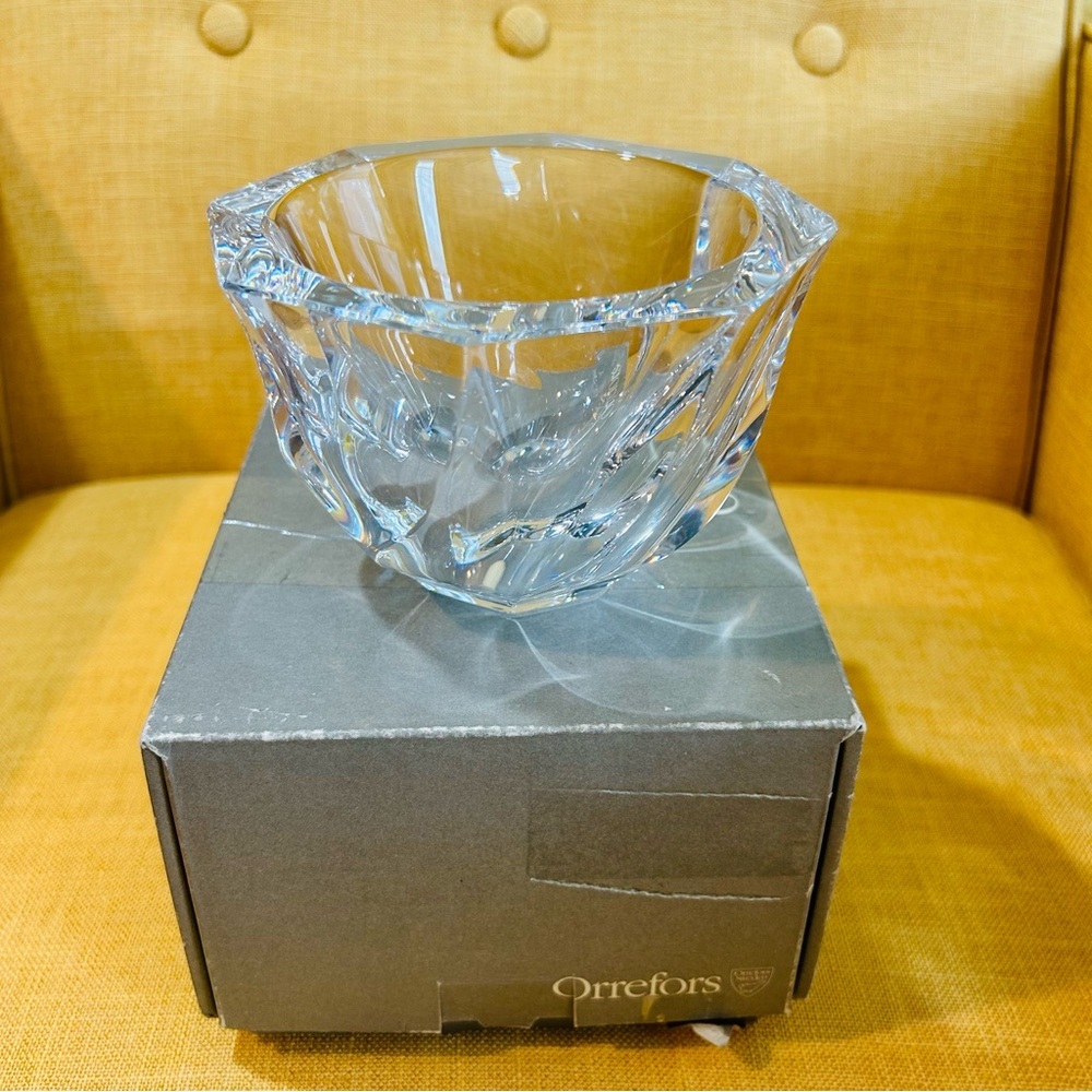 NIB Orrefors Crystal Bowl